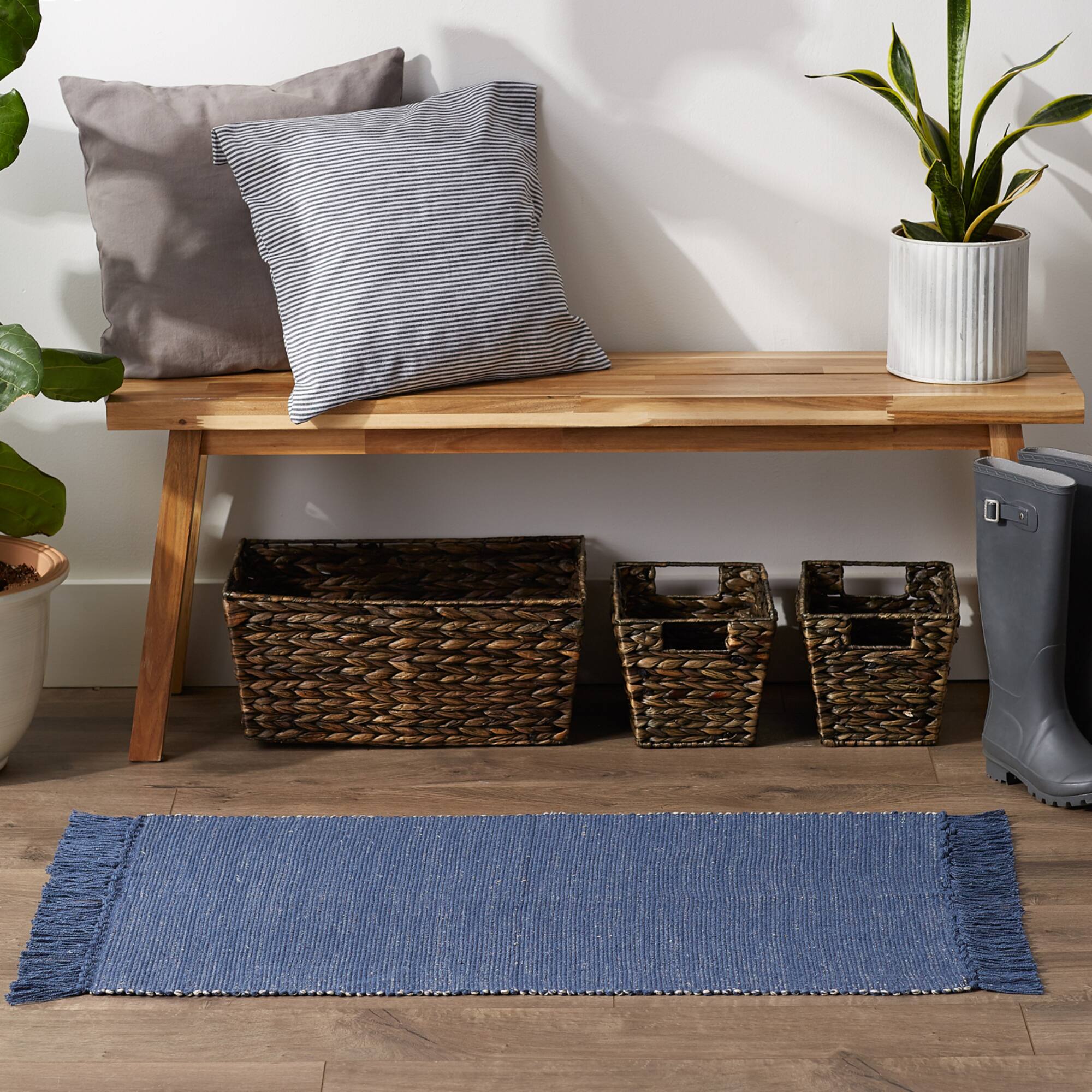 DII® 2-Tone Ribbed Rug